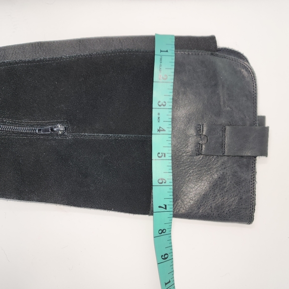 Lucky Brand black leather tall riding boot size 6.5 - Picture 16 of 16